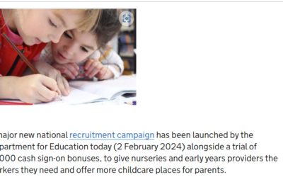 Childcare Recruitment Campaign by DfE