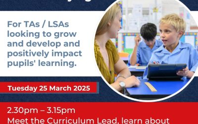 Everything you need to know about the Specialist TA Apprenticeship: Webinar
