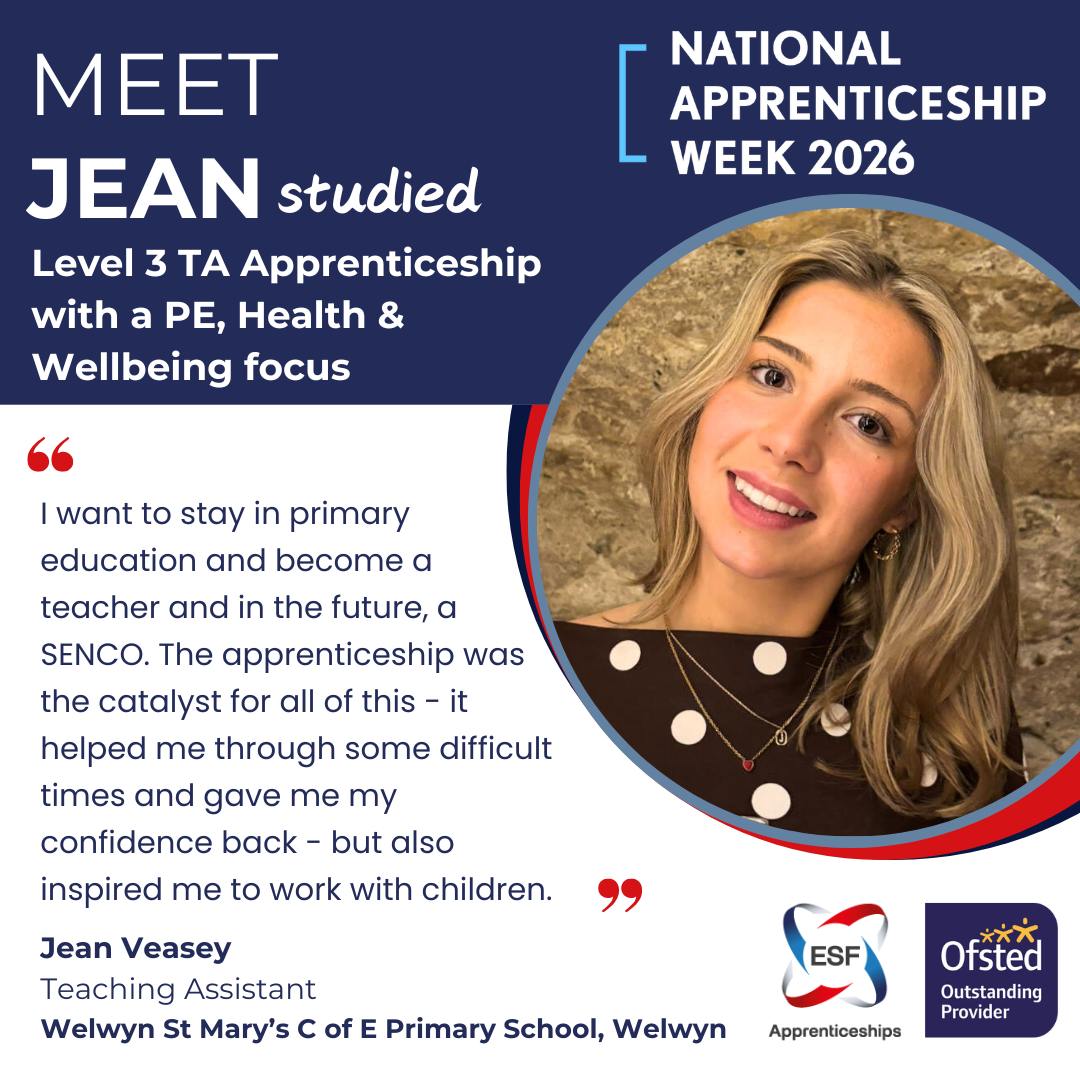 Meet Level 3 PE Teaching Assistant, Jean Meet Level 3 PE Teaching Assistant, Jean