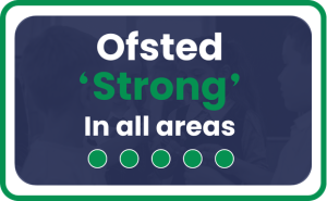 Image showing that ESF Apprenticeships received a Strong Ofsted rating in all areas