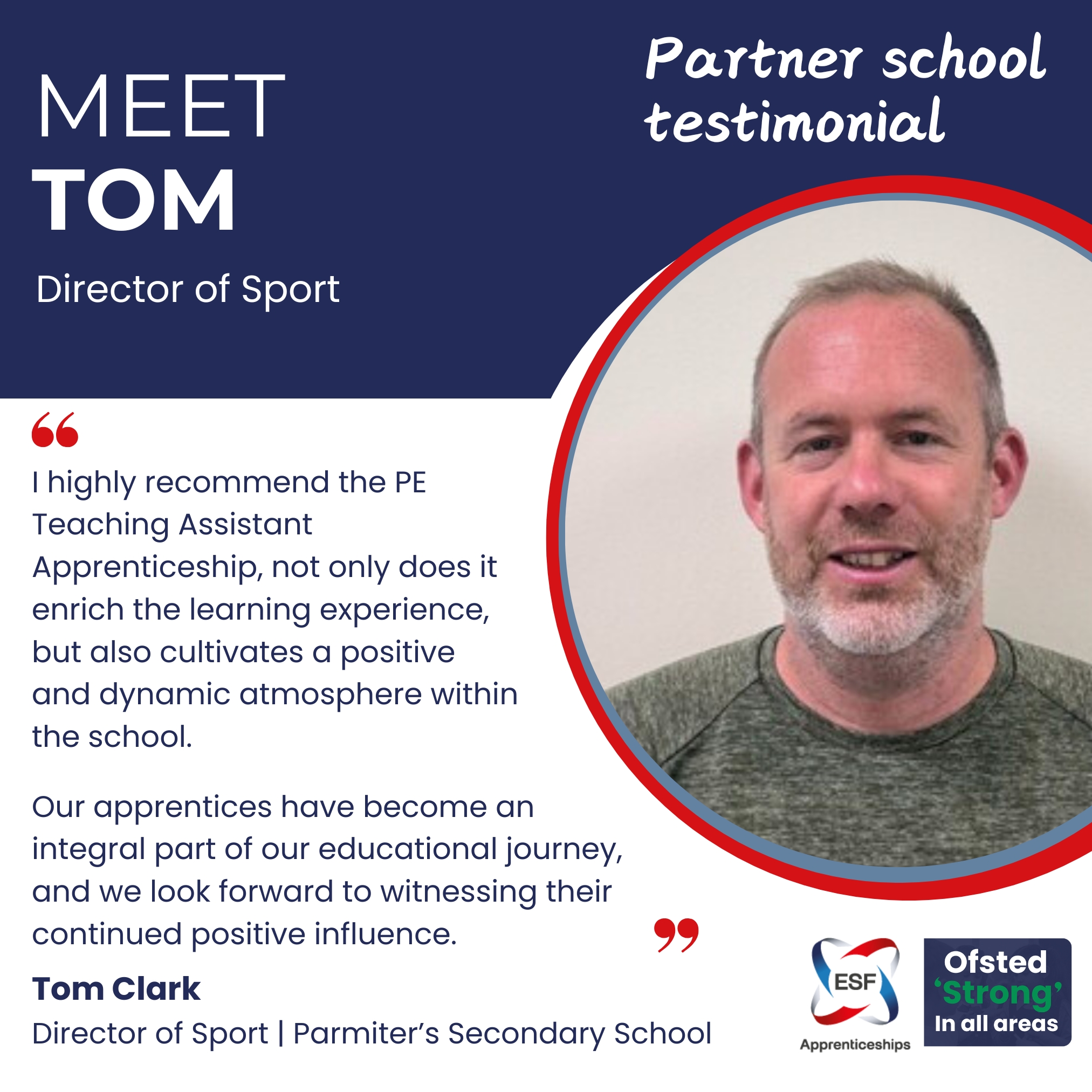 Parmiters' Testimonial - Tom Clark
